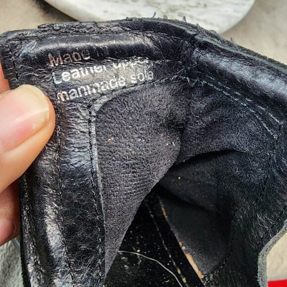 Diba Shoes Womens Size 7 Black Leather Ankle Booties *Read* - Picture 13 of 14